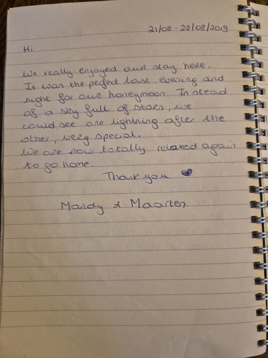 Pagina Guestbook Exphera