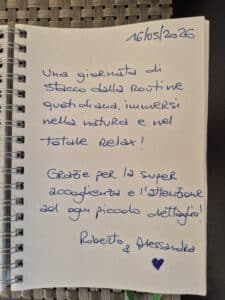 Pagina della dedica Ode alla Quiete e alla Cura
