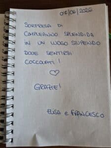 Pagina della dedica Un Compleanno Cinto da Coccole